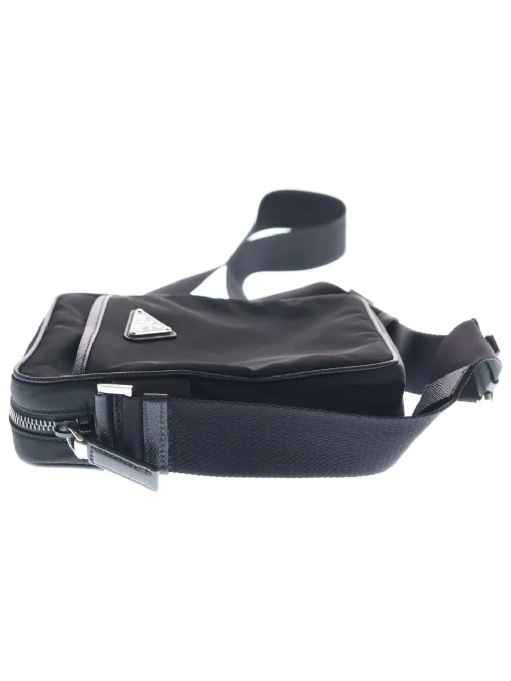 Prada Re-Nylon Saffiano Shoulder Bag Black